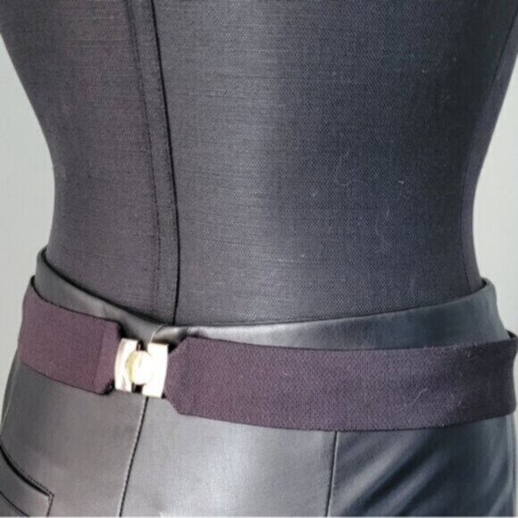 Retro Gold tone Elastic Rope Belt NWT Sz Medium - Picture 8 of 10